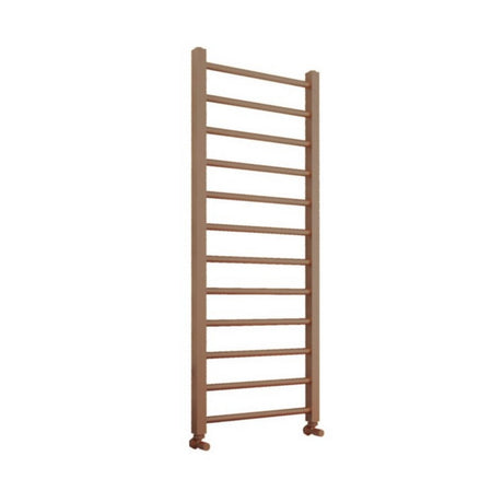 Scudo Vibe 500mm Wide Brushed Bronze Towel Radiator 1200mm