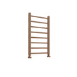 Scudo Vibe 500mm Wide Brushed Bronze Towel Radiator 800mm