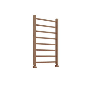 Scudo Vibe 500mm Wide Brushed Bronze Towel Radiator 800mm