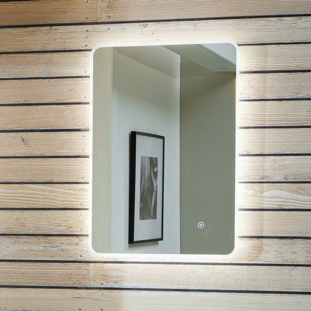 Scudo Vivid Dimmable 700 x 500mm LED Mirror with Demister Pad