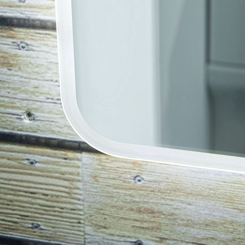 Scudo Vivid Dimmable 700 x 500mm LED Mirror with Demister Pad close up