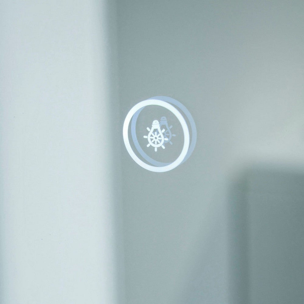 Scudo Vivid Dimmable 700 x 500mm LED Mirror with Demister Pad sensor