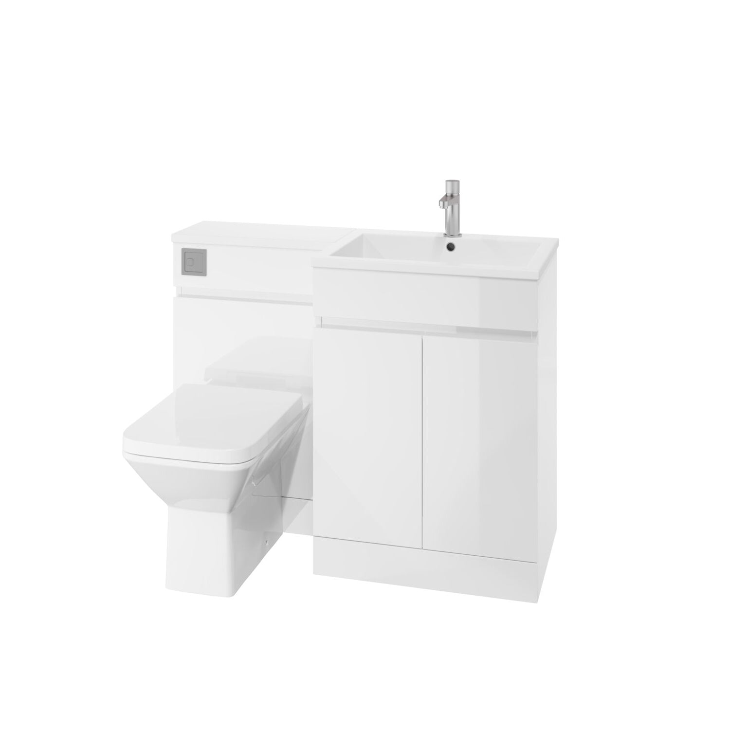 Scudo Waterguard Right Hand 1100mm Combination Unit in White