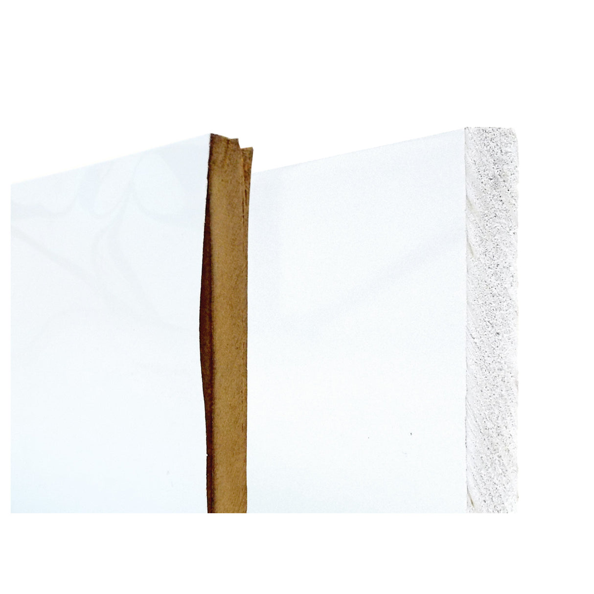 Scudo Waterproof End Bath Panel in Gloss White material