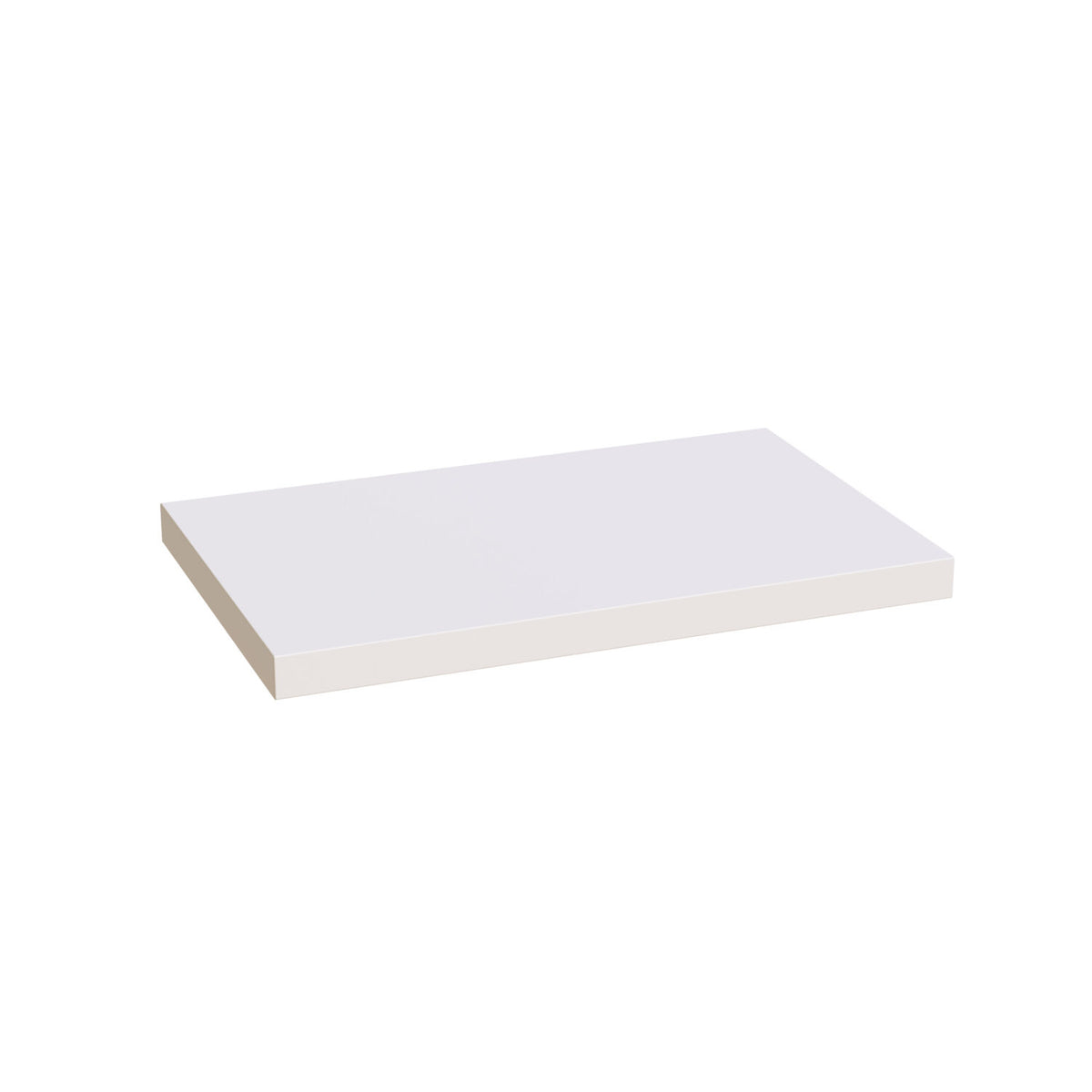 Shelph 800mm Basin Shelf with Brackets in Matt White