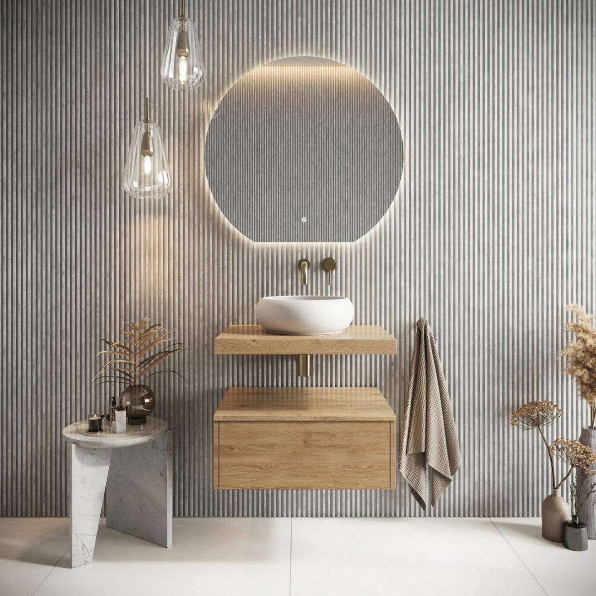Shelph 800mm Wall Hung Drawer Unit lifestyle 2