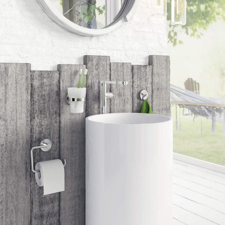 Smedbo Home Toilet Roll Holder in Polished Chrome