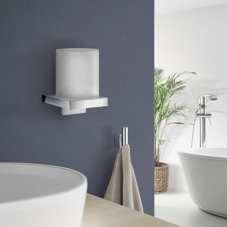 AK361 Smedbo Air Wall Mounted Chrome Soap Dispenser Lifestyle