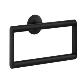 TB344 Smedbo Dot Black Self Adhesive Towel Ring