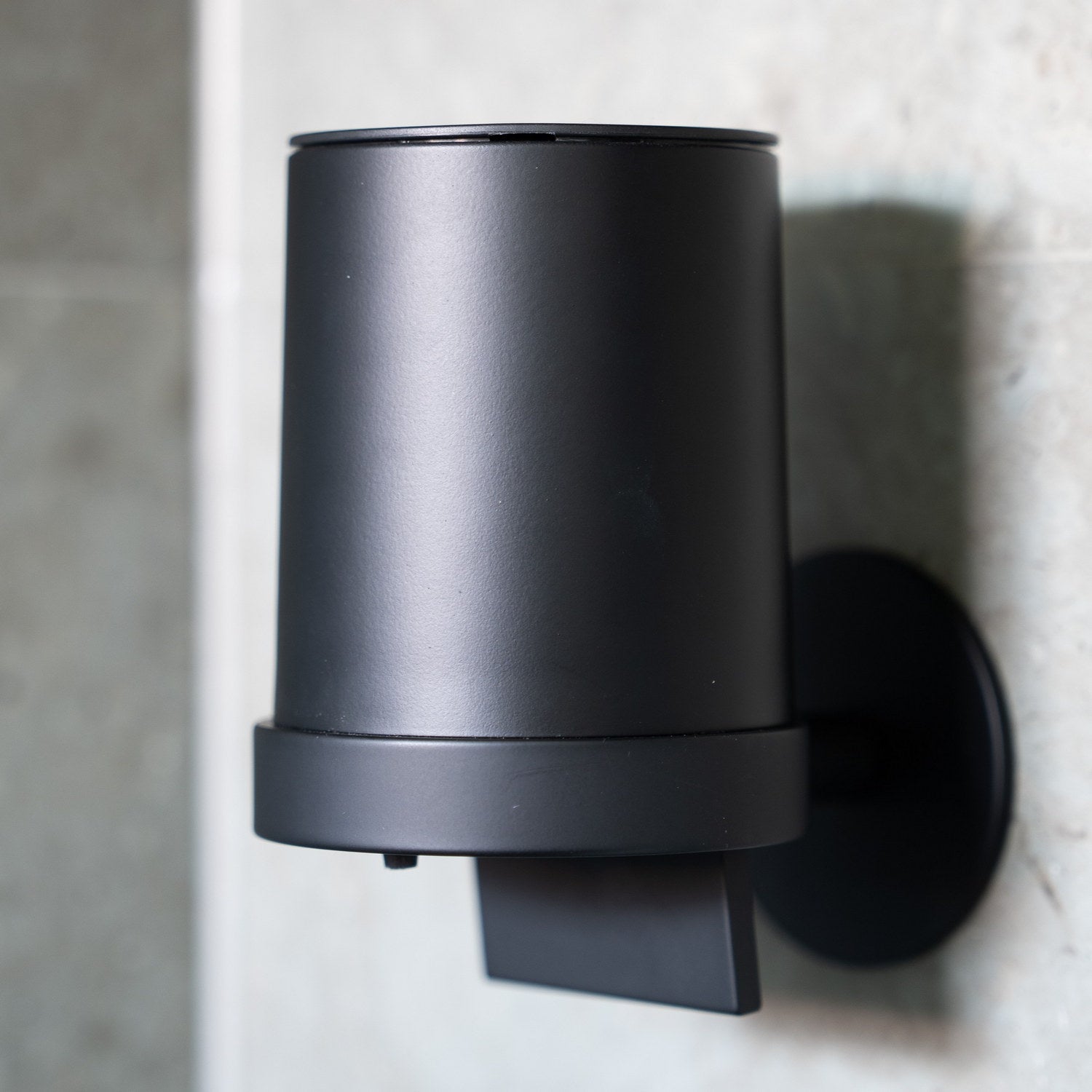 TB361 Smedbo Dot Matt Black Self Adhesive Wall Mounted Soap Dispenser Lifestyle