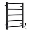 FB705 Smedbo Dry Compact 500 x 689mm Matt Black Electric Towel Warmer