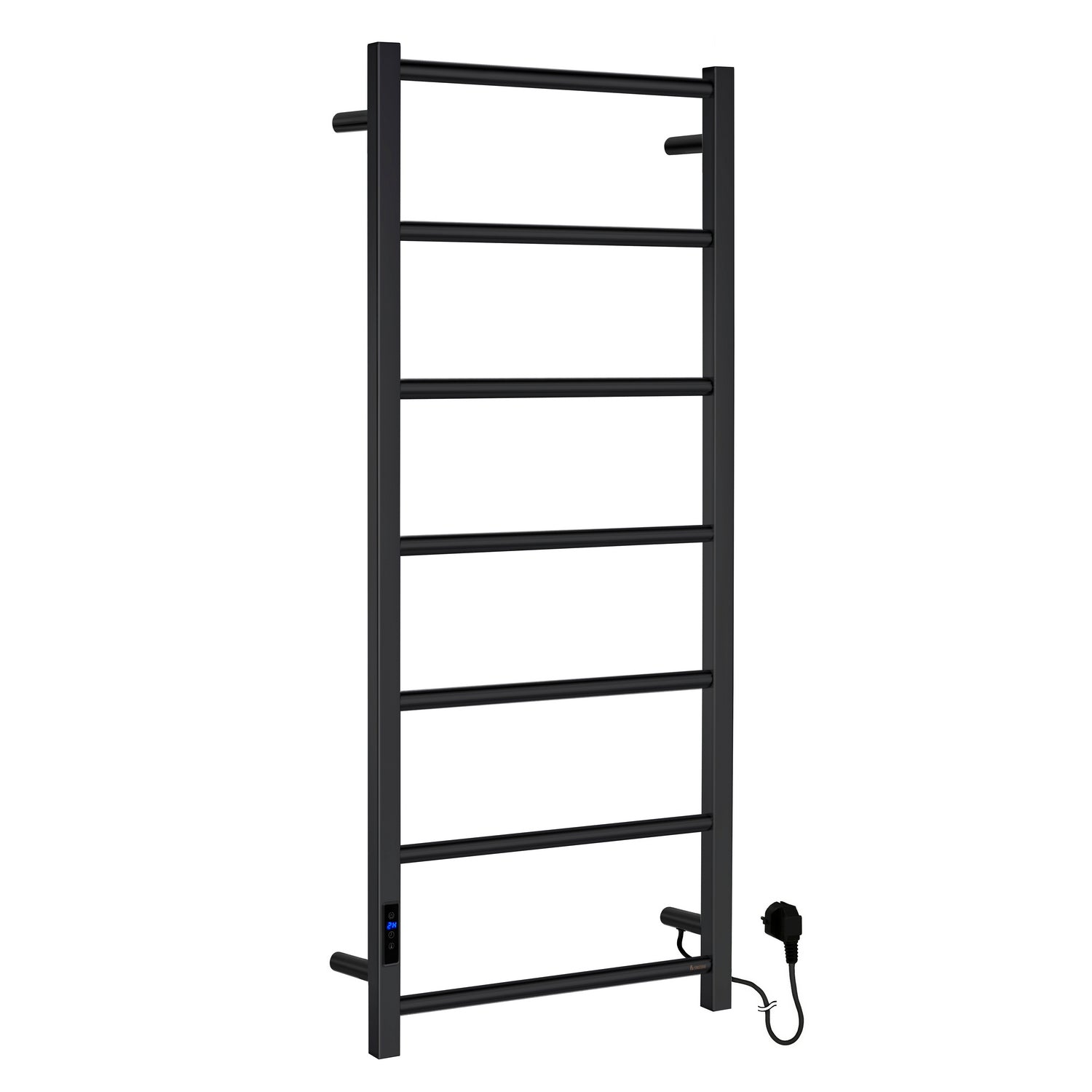 FB706 Smedbo Dry High 500 x 1212mm Matt Black Electric Towel Warmer