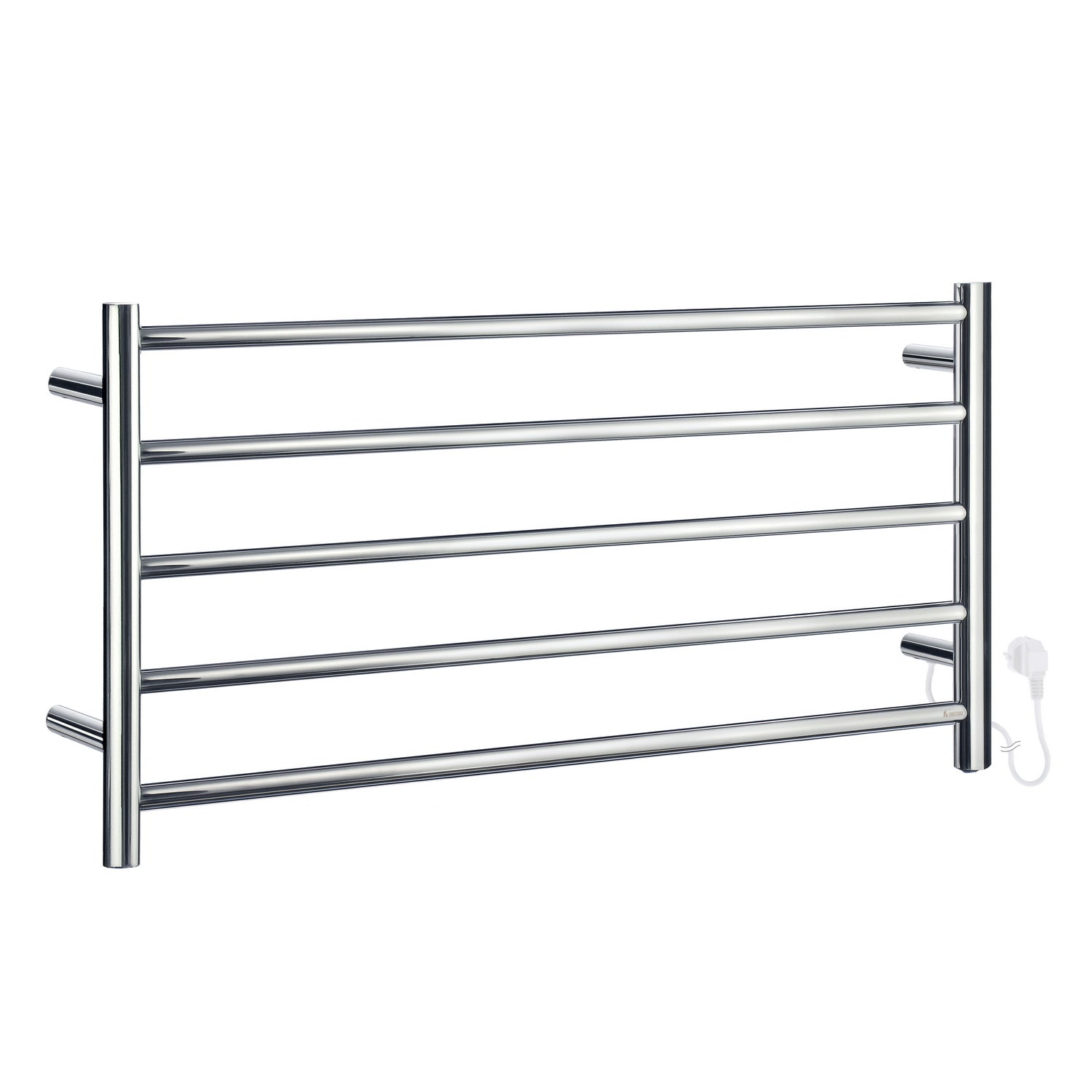FK702 Smedbo Dry Polished 1000 x 480mm Wide Electric Towel Warmer