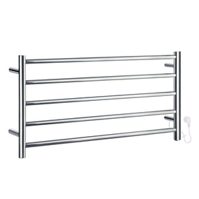 FK702 Smedbo Dry Polished 1000 x 480mm Wide Electric Towel Warmer