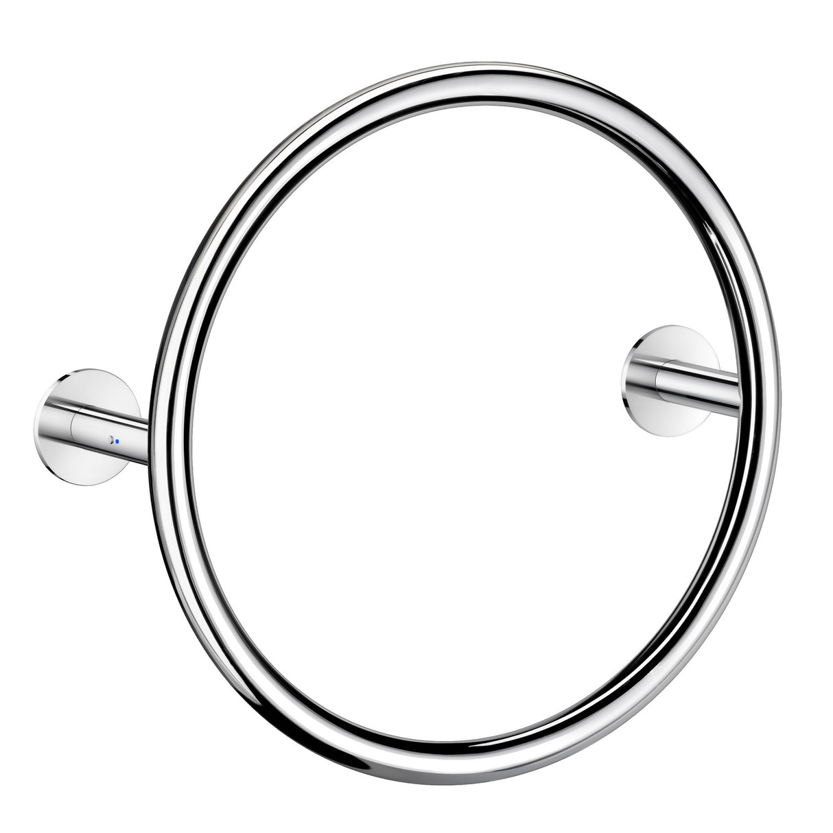 FK718 Smedbo Dry Polished Circular 500mm Electric Towel Warmer