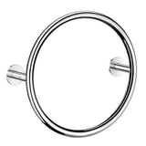 FK718 Smedbo Dry Polished Circular 500mm Electric Towel Warmer
