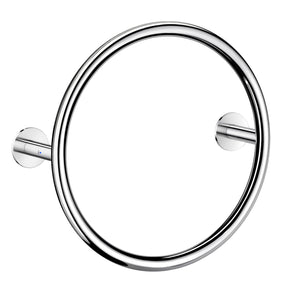 FK718 Smedbo Dry Polished Circular 500mm Electric Towel Warmer