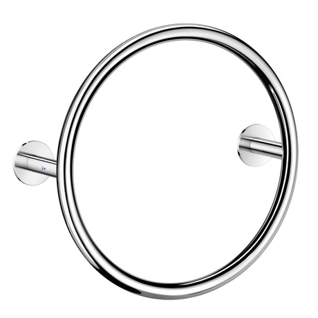 FK718 Smedbo Dry Polished Circular 500mm Electric Towel Warmer
