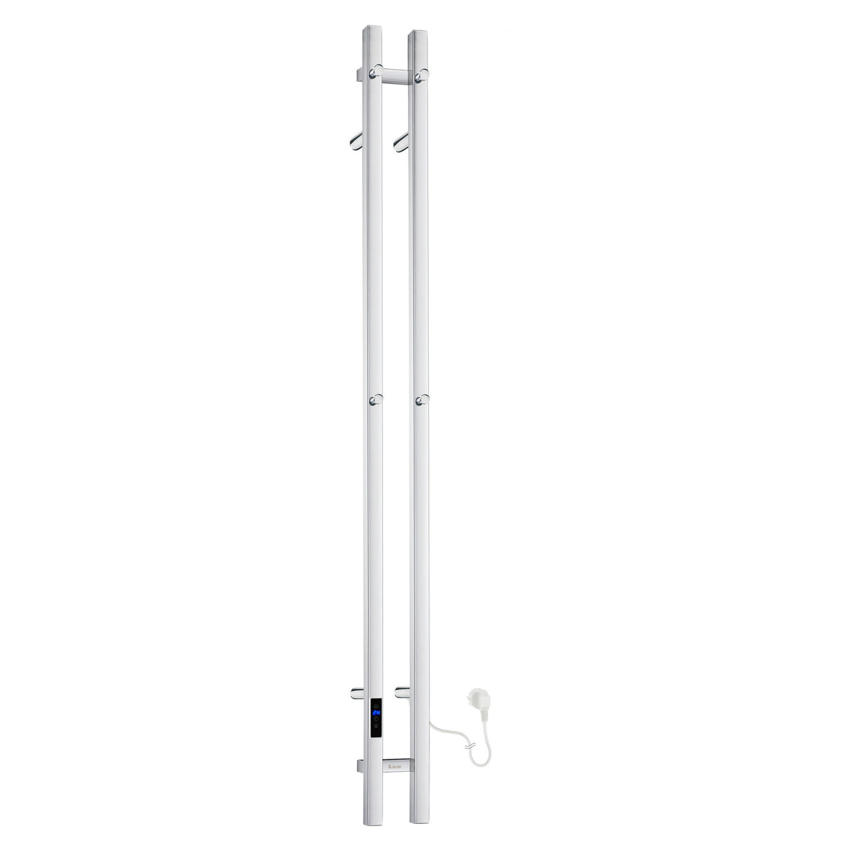 FK712 Smedbo Dry Vertical 120 x 1500mm Electric Polished Towel Warmer