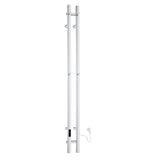 FK712 Smedbo Dry Vertical 120 x 1500mm Electric Polished Towel Warmer