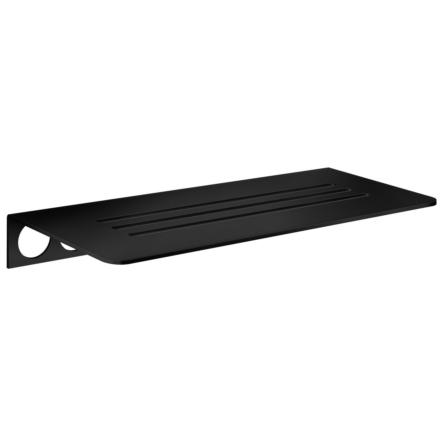 DB3062 Smedbo Grout Line Black Shelf with Lines