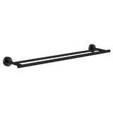 Smedbo Home Double Towel Rail in Black