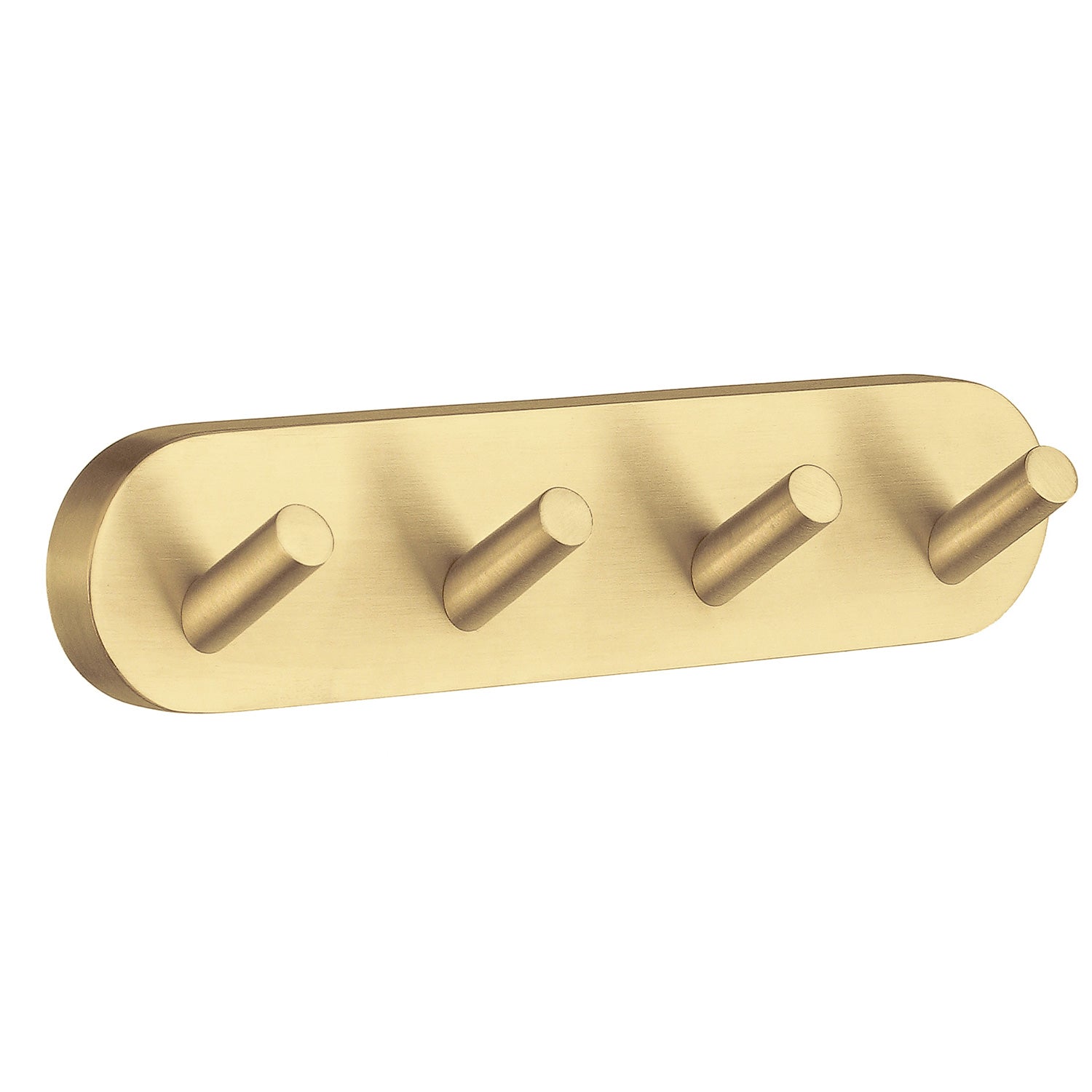 Smedbo Home Quadruple Robe Hook in Brushed Brass