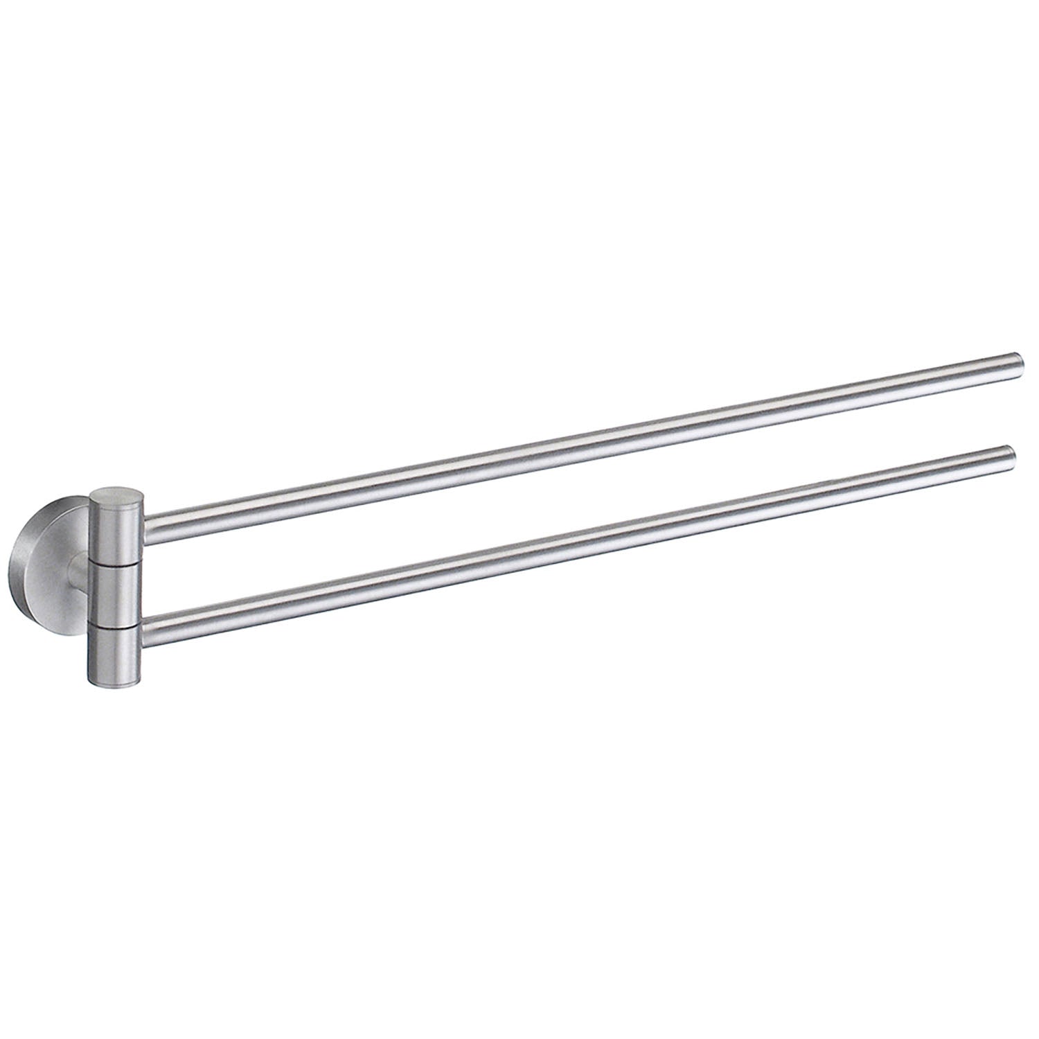 Smedbo Home Swing Arm Towel Rail in Brushed Chrome