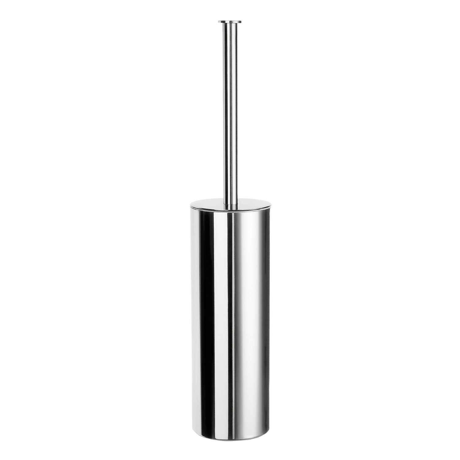 Smedbo Home Toilet Brush Free Standing Solid Stainless Steel Container