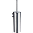 Smedbo Home Toilet Brush Wall Mounted Solid Brass Container in Polished Chrome