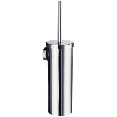 Smedbo Home Toilet Brush Wall Mounted Solid Brass Container in Polished Chrome