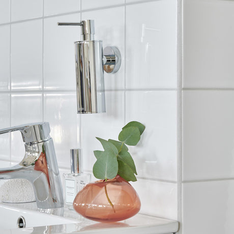 Smedbo Home Wall Mounted Soap Dispenser in Polished Chrome lifestyle lifestyle2