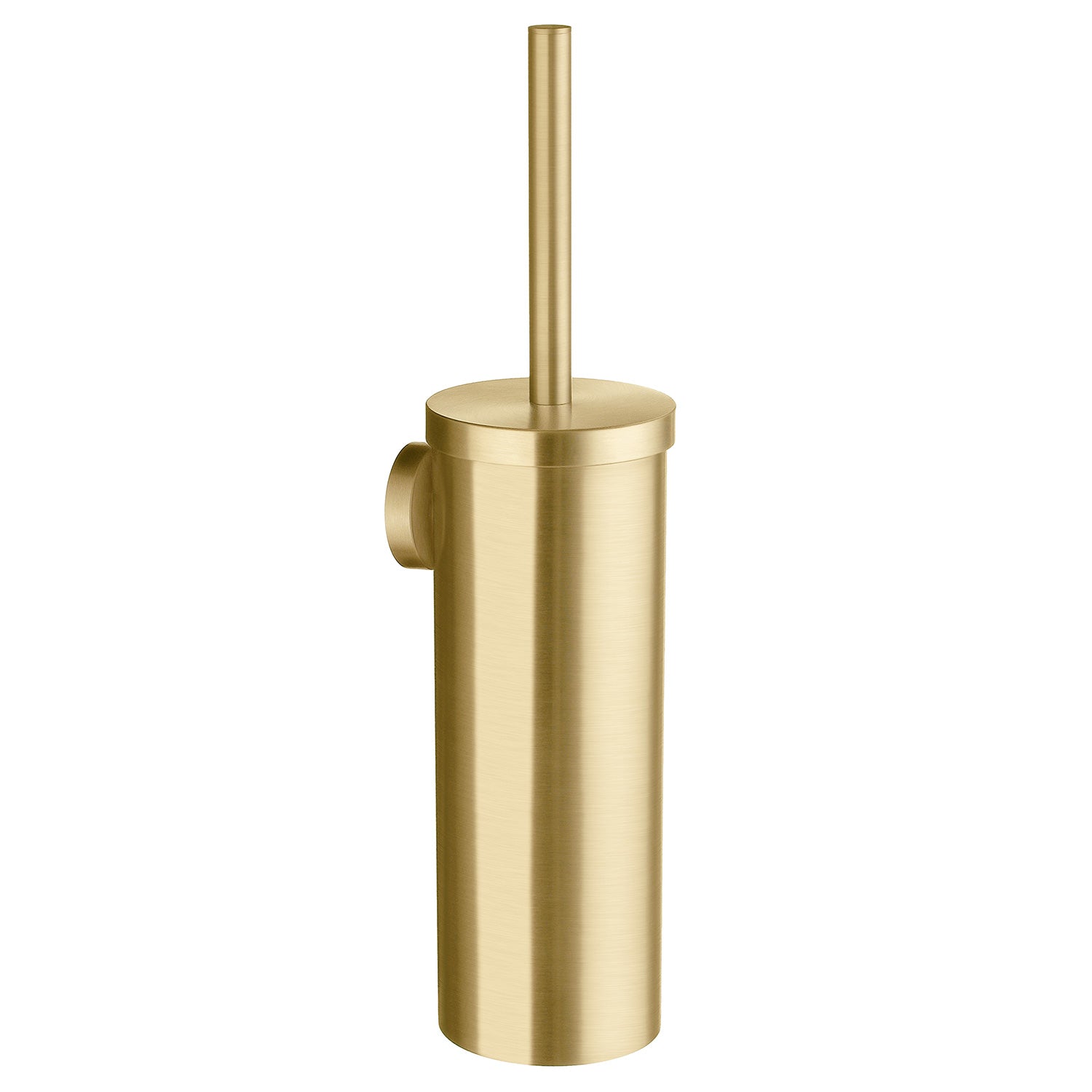 Smedbo Home Wall Mounted Toilet Brush Holder in Brushed Brass