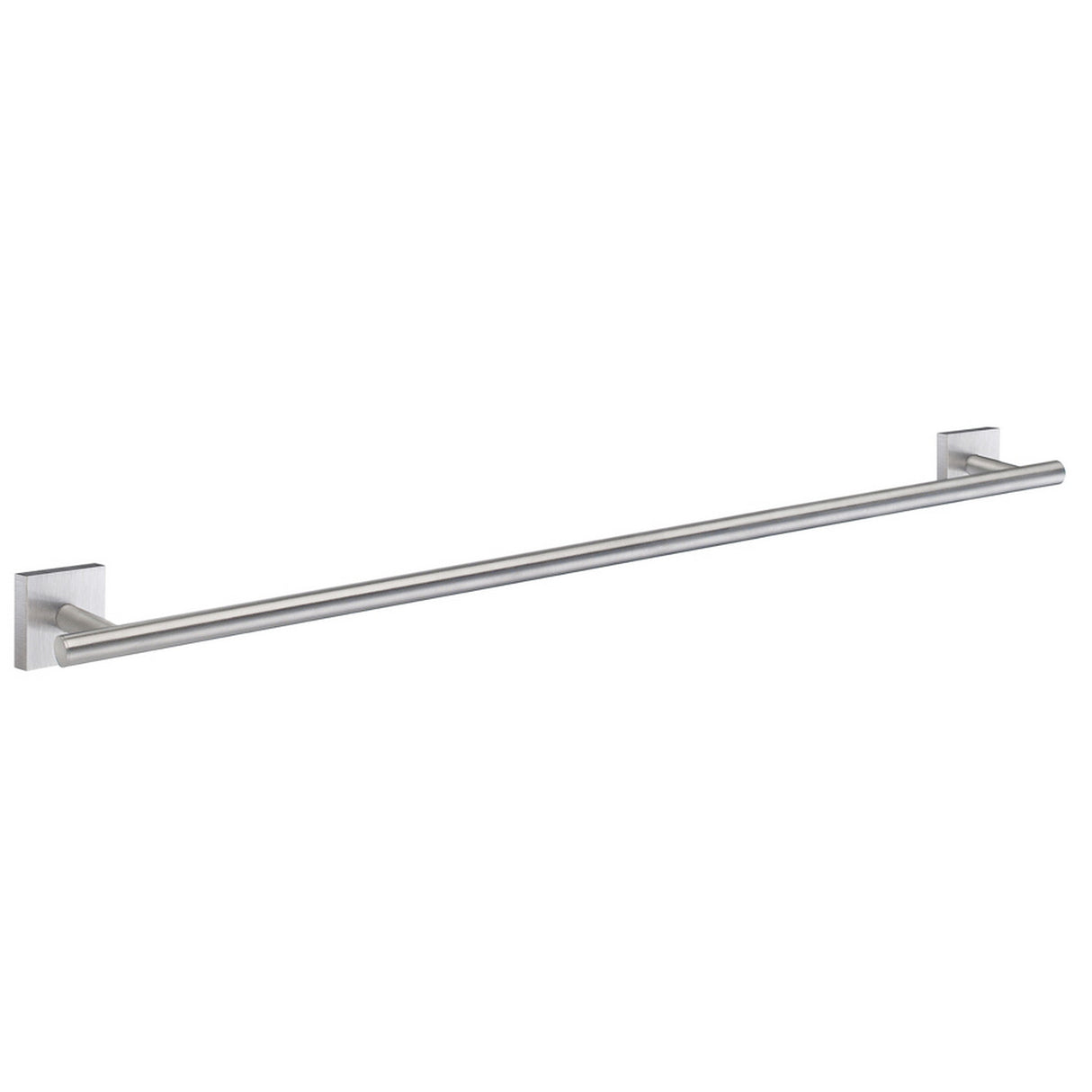 RS3464 Smedbo House Brushed Chrome Single Towel Rail