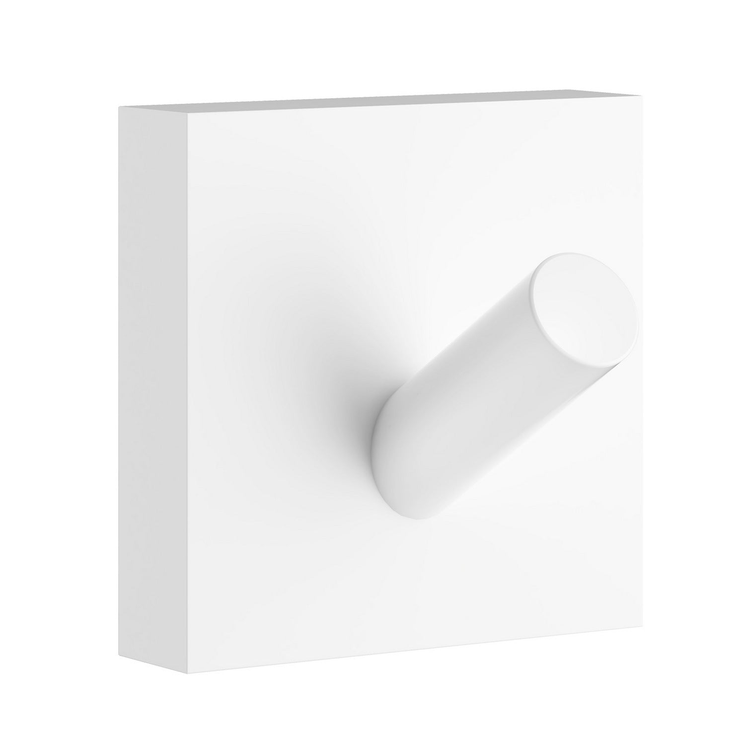 RX355 Smedbo House Matt White Single Towel Hook