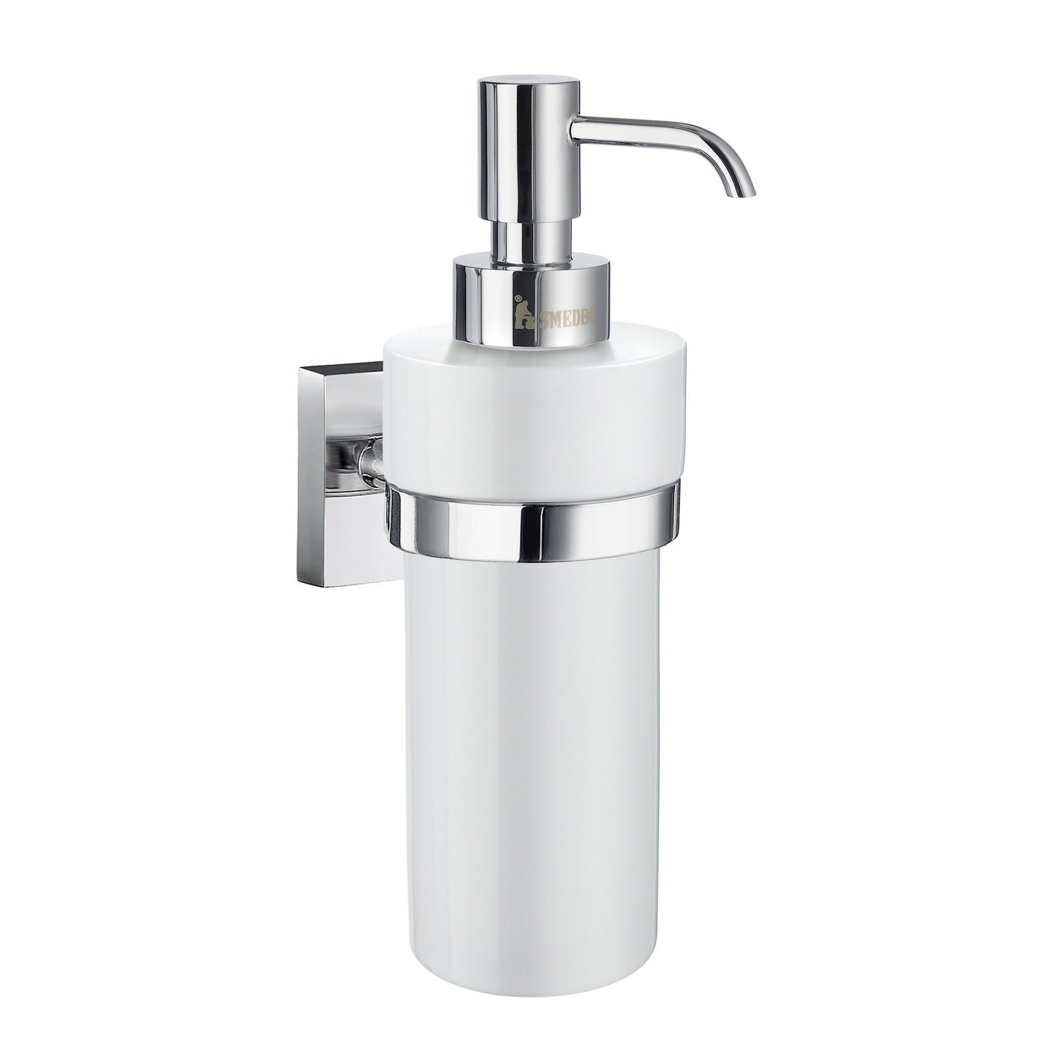 RK369P Smedbo House Wall Mounted Polished Chrome Soap Dispenser