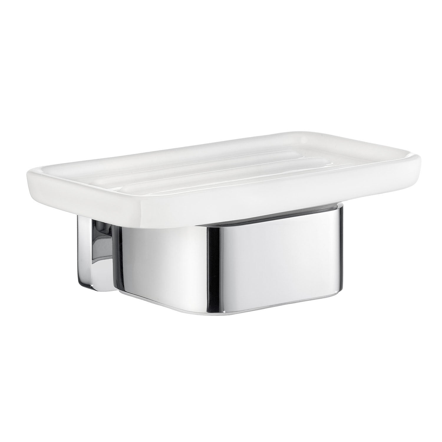 OK442P Smedbo Ice Chrome Soap Dish and Holder