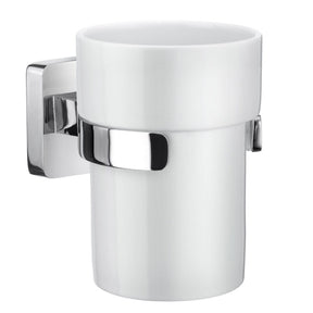 OK343P Smedbo Ice Chrome Tumbler and Holder