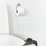OK341 Smedbo Ice Toilet Roll Holder in Chrome Lifestyle