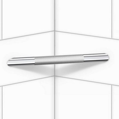 FK841 Smedbo Living Basic Corner Footrest on Bathroom Wall
