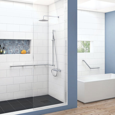 FK832 Smedbo Living Concept 130mm Grab Bar Corner Connection Lifestyle