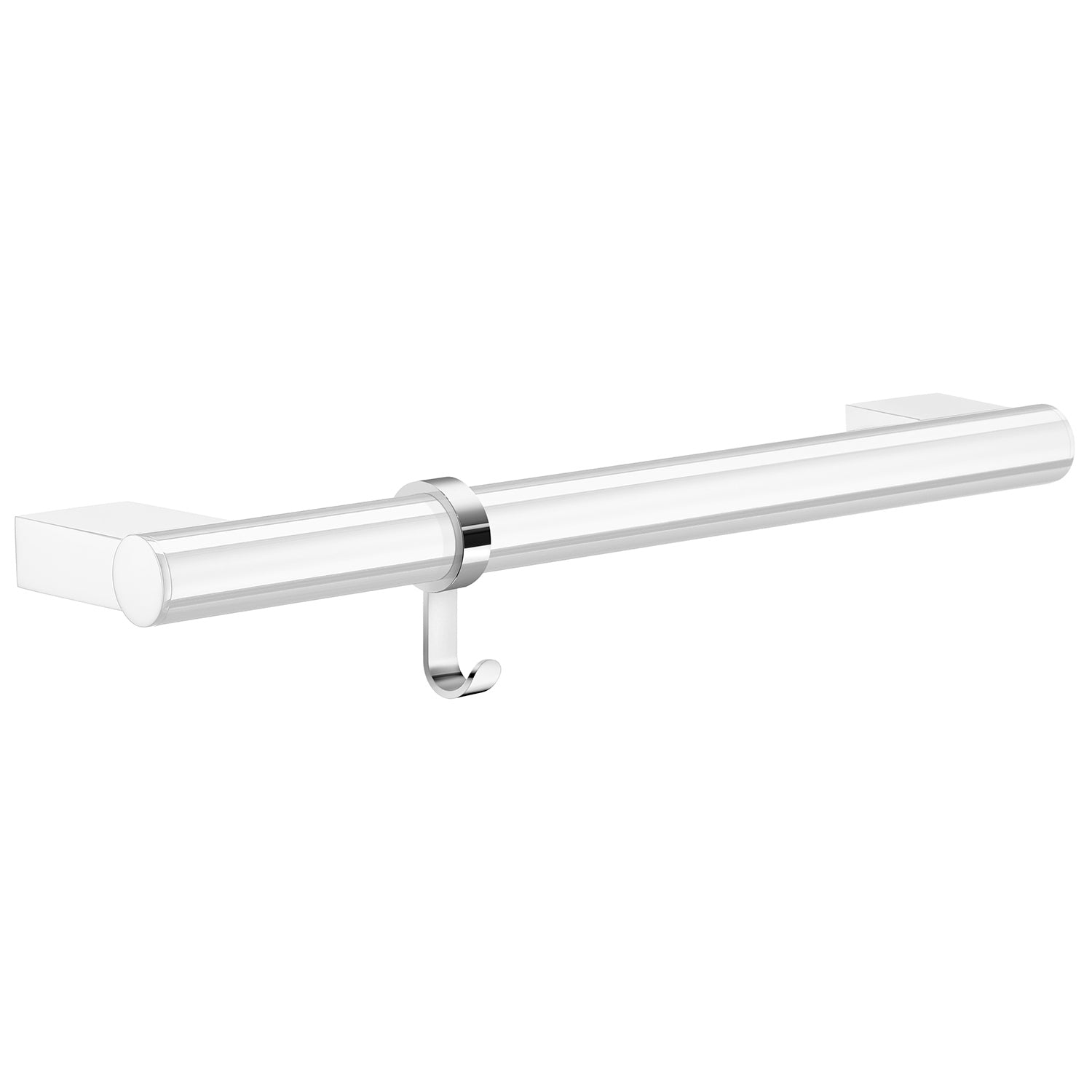 FK851 Smedbo Living Concept Grab Bar Chrome Hook Cut Out