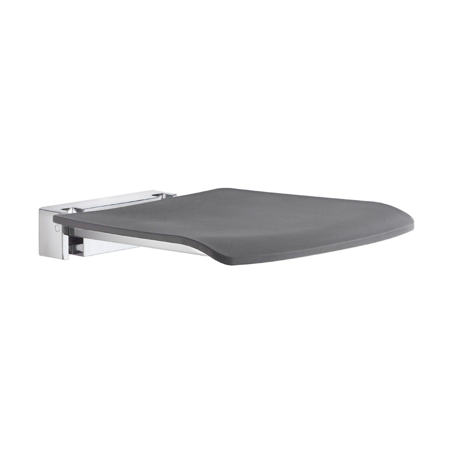 FK414 Smedbo Living Folding Wall Mounted Dark Grey Shower Seat