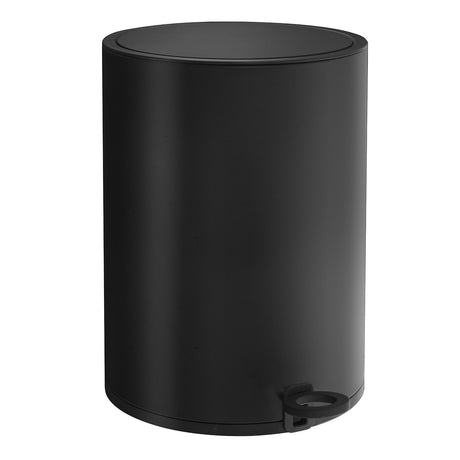 FB668 Smedbo Outline 6 Litre Black Soft Close Pedal Bin