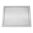 Smedbo Outline Brushed Stainless Steel Floor Grating with Triangle Pattern 1