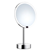 Smedbo Outline Freestanding LED Make Up Mirror In Polished Chrome