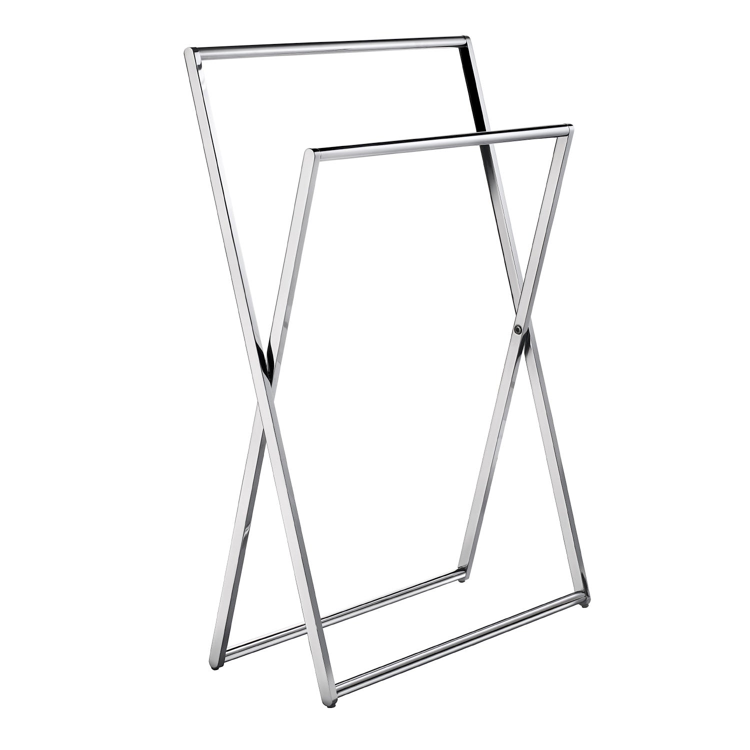 Smedbo Outline Freestanding Towel Rail in Polished Chrome
