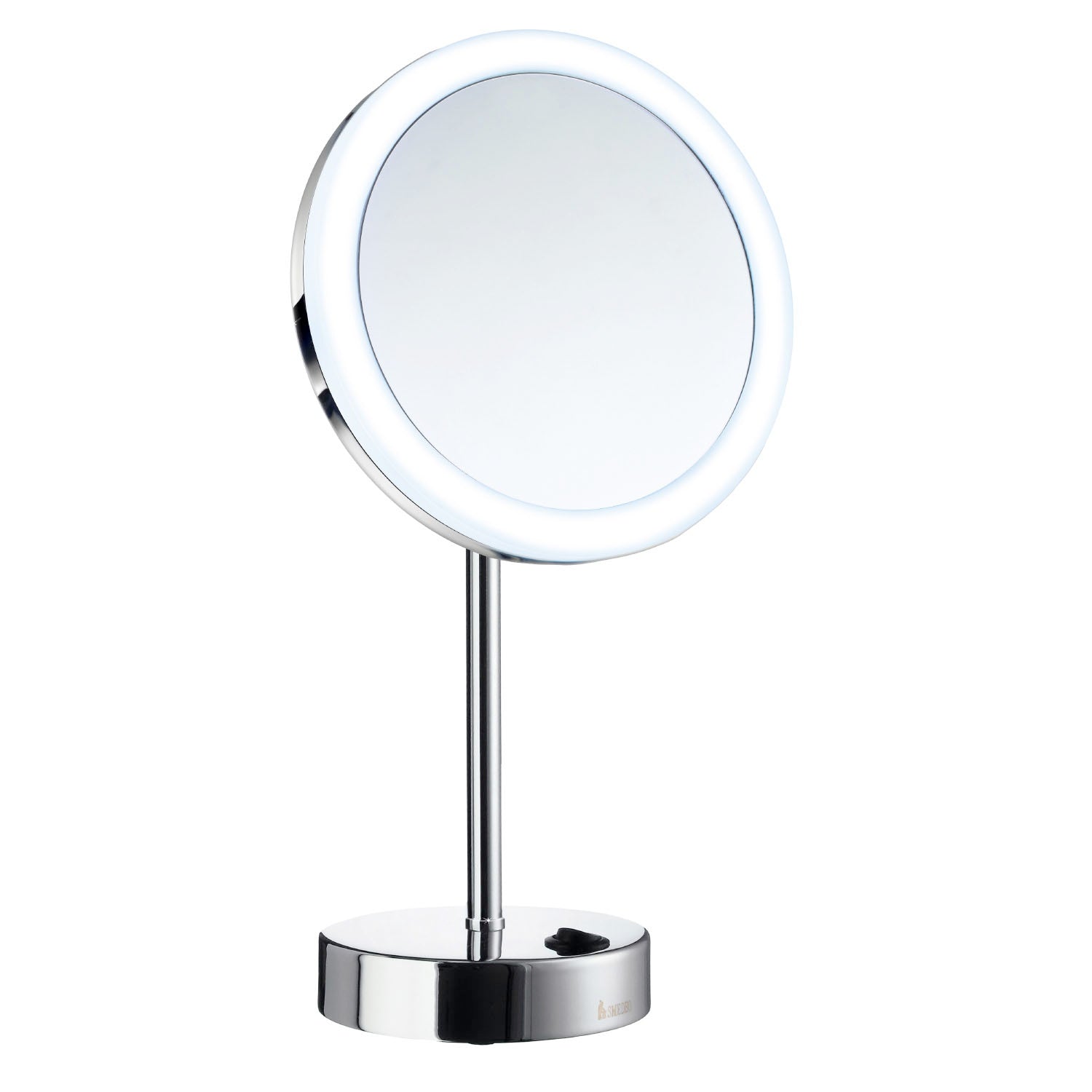 FK484EP Smedbo Outline LED Chrome Shaving and Makeup Mirror