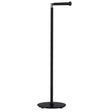Smedbo Outline Lite Black Spare Base Toilet Roll Holder in Black