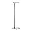 Smedbo Outline Lite Freestanding Round Toilet Roll Holder in Polished Stainless Steel